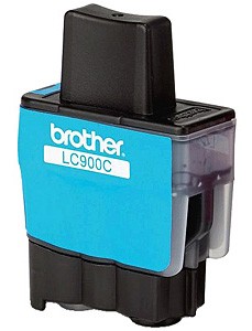 Картридж струйный Brother LC900C голубой для Brother MFC-210C/DCP-110C/FAX-1840C