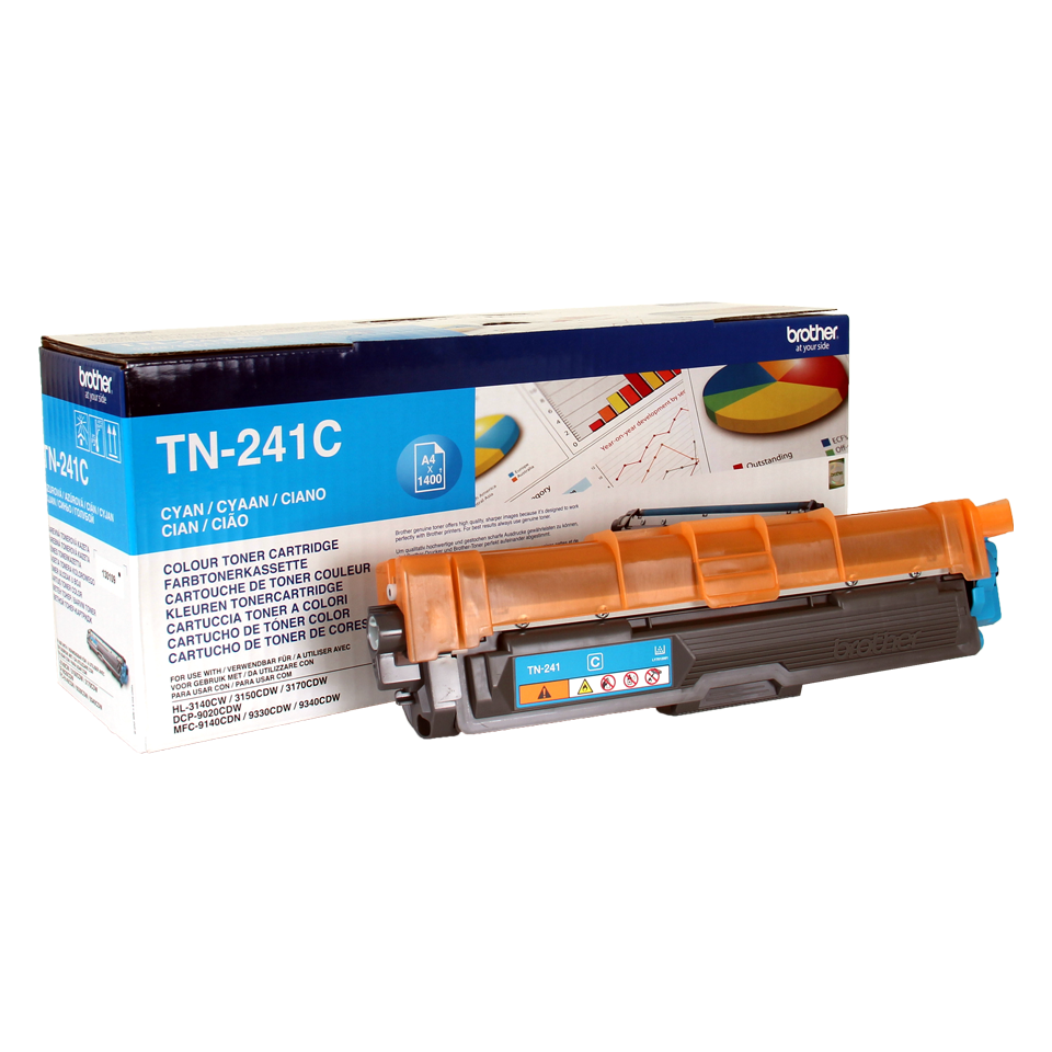 Тонер Картридж Brother TN241Y желтый для Brother HL3140/3170 (1400стр.)