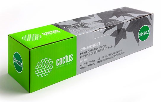 Тонер Картридж Cactus CS-SH202LT черный для Sharp AR-162/162s/163/164/201/206/207/M160/M162/M162e/M165/M205/M207/M207e (13000стр.)