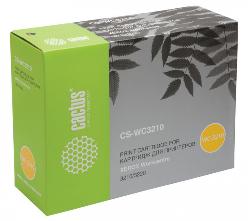 Тонер Картридж Cactus CS-WC3210 106R01485 черный для Xerox WorkCentre 3210/ 3220 (2000стр.)