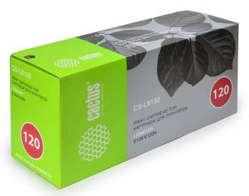 Тонер Картридж Cactus CS-LX120 черный для Lexmark E120N (2000стр.)