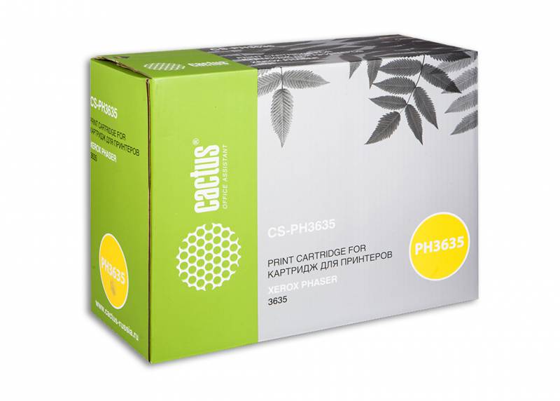 Тонер Картридж Cactus CS-PH3635 108R00796 черный для Xerox Phaser 3635 (10000стр.)