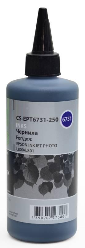 Чернила Cactus CS-EPT6731-250 черный 250мл для Epson L800/L810/L850/L1800