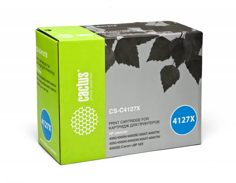 Тонер Картридж Cactus CS-C4127X черный для HP