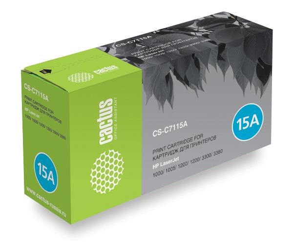 Тонер Картридж Cactus CS-C7115AS черный для HP