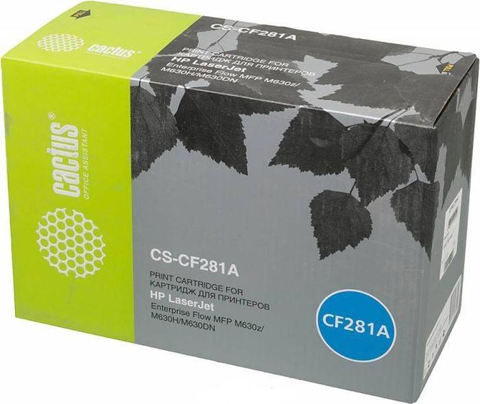 Тонер Картридж Cactus CS-CF281A черный для HP