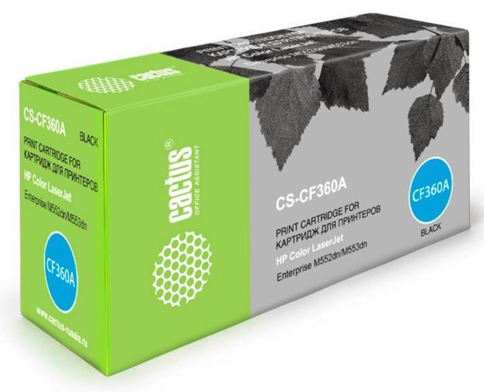 Тонер Картридж Cactus CS-CF360A черный для HP