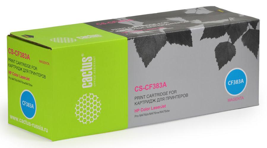 Тонер Картридж Cactus CS-CF383A пурпурный для HP