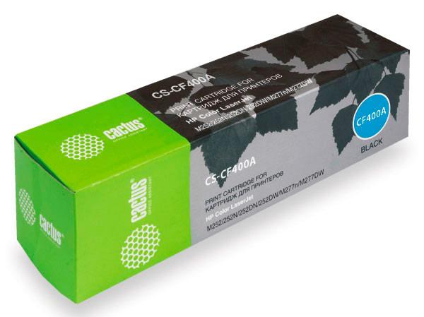 Тонер Картридж Cactus CS-CF400A черный для HP