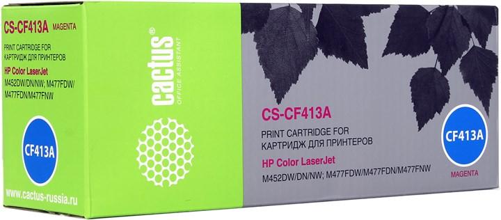 Тонер Картридж Cactus CS-CF413A пурпурный для HP
