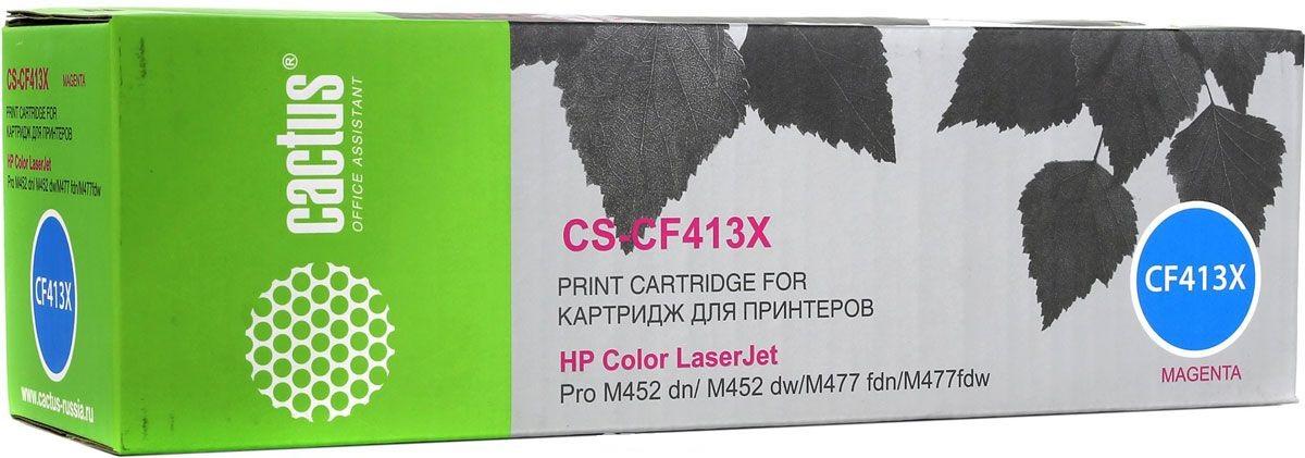 Тонер Картридж Cactus CS-CF413X пурпурный для HP