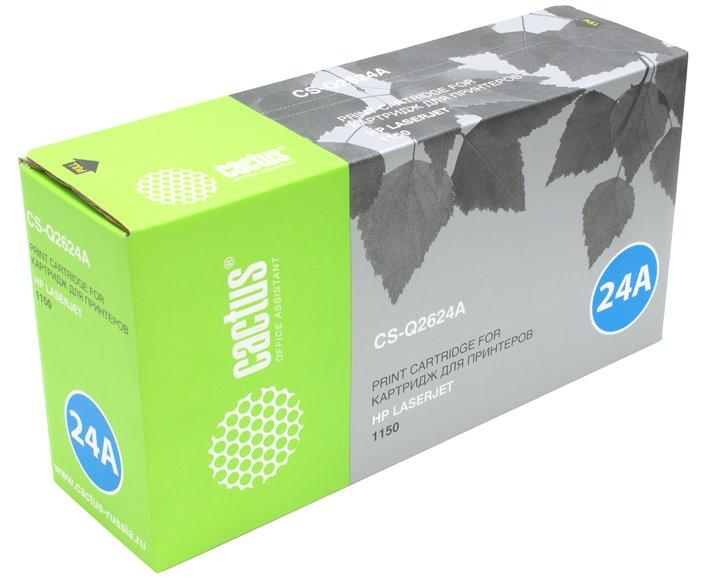 Тонер Картридж Cactus CS-Q2624A черный для HP
