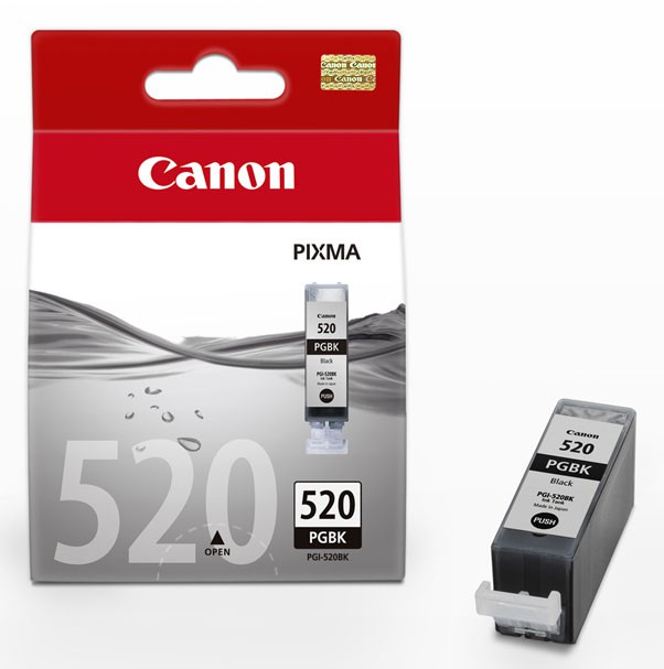 Картридж струйный Canon PGI-520BK 2932B012 черный x2уп. для Canon Pixma iP3600/4600/MP540/620 (19мл)