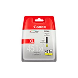 Картридж струйный Canon CLI-451Y 6526B001 желтый для Canon Pixma iP7240/MG6340/MG5440