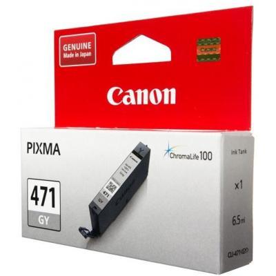 Картридж струйный Canon CLI-471GY 0404C001 серый для Canon Pixma MG5740/MG6840/MG7740