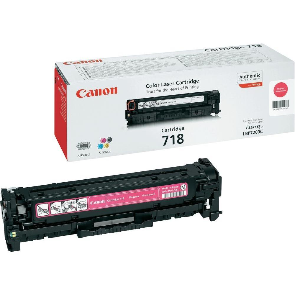 Тонер Картридж Canon 718M 2660B002 пурпурный для Canon LBP7200/MF8330/8350 (2900стр.)