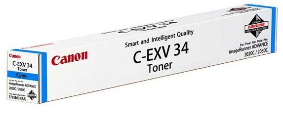 Тонер Canon C-EXV34 3783B002 голубой туба для копира iR C9060/C9065/C9070