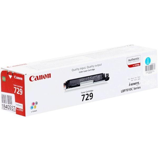 Тонер Картридж Canon 729C 4369B002 голубой для Canon i-Sensys LBP-7010C/7018C (1000стр.)