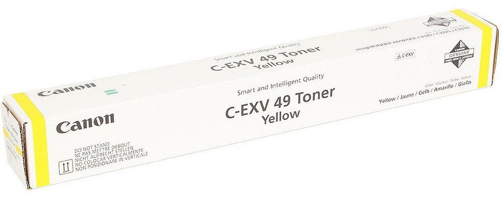 Тонер Canon C-EXV49Y 8527B002 желтый туба для копира iR-ADV C33xx