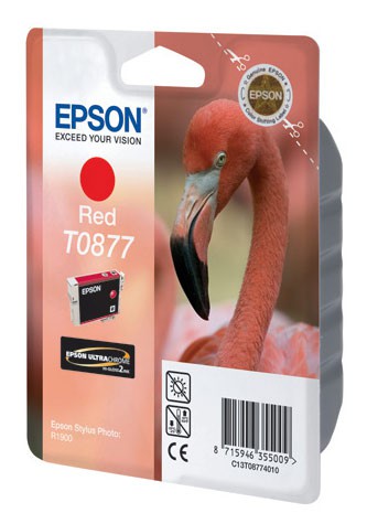Картридж струйный Epson C13T08774010 красный для Epson St Ph R1900
