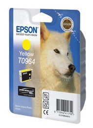 Картридж струйный Epson T0964 C13T09644010 желтый для Epson R2880 (11мл)