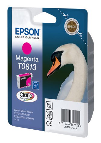 Картридж струйный Epson C13T11134A10 пурпурный для Epson R270/290/RX590
