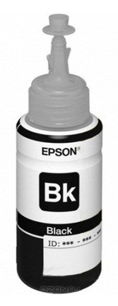 Картридж струйный Epson C13T66414A черный для Epson L100 (4000стр.)
