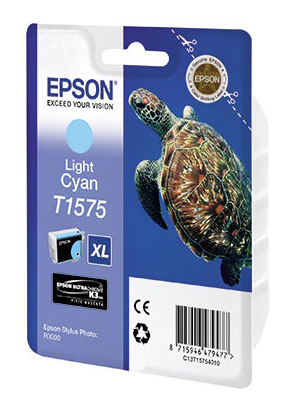 Картридж струйный Epson C13T15754010 светло-голубой для Epson St Ph R3000 (850стр.)