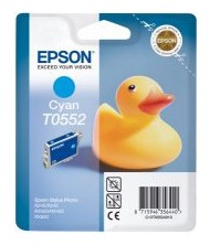 Картридж струйный Epson C13T05524010 голубой для Epson RX520/R240