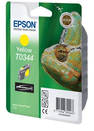 Картридж струйный Epson C13T03444010 желтый для Epson St Ph 2100