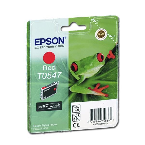 Картридж струйный Epson C13T054740 красный для Epson R800/1800