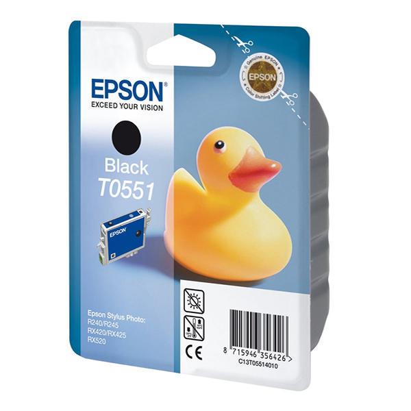 Картридж струйный Epson C13T05514010 черный для Epson RX520/R240