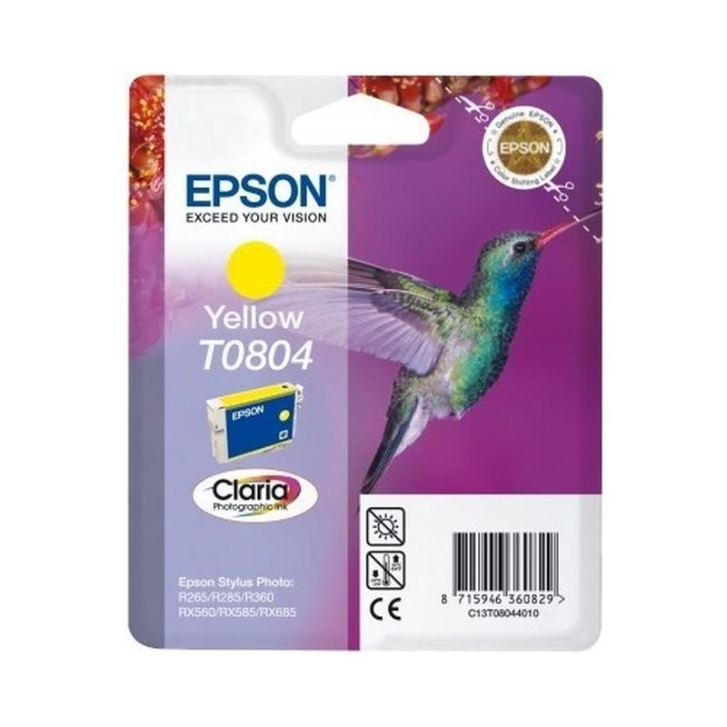 Картридж струйный Epson C13T08044011 желтый для Epson Stylus Photo P50/PX660/PX720WD (330стр.)