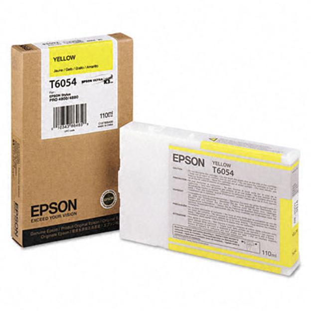 Картридж струйный Epson C13T605400 желтый для Epson St Pro 4880 (110мл)