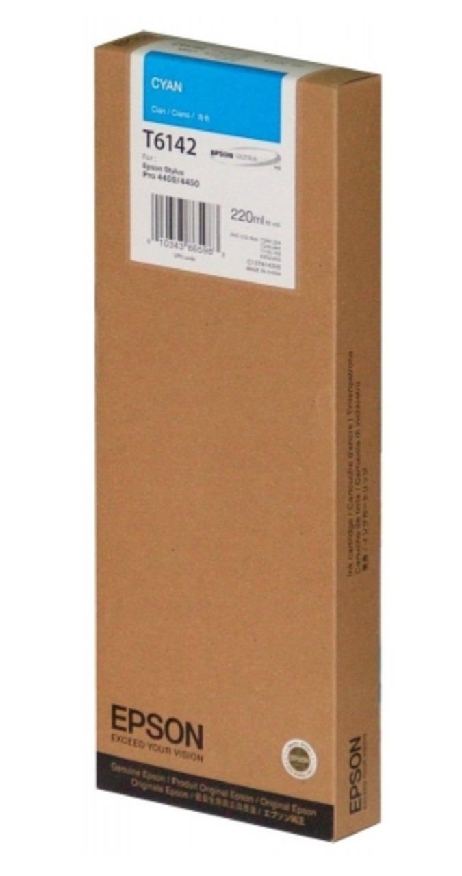 Картридж струйный Epson C13T614200 голубой для Epson St Pro 4450 (220мл)