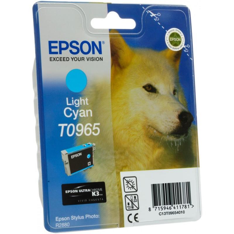 Картридж струйный Epson T096540 С13T09654010 светло-голубой для Epson Stylus R2880 (11мл)
