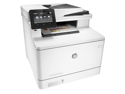МФУ лазерный HP Color LaserJet Pro M477fdn (CF378A) A4 Duplex Net белый