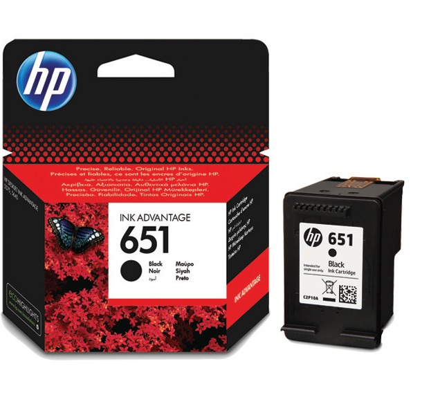 Картридж струйный HP 651 C2P10AE черный для HP Deskjet 5645/5575 (600мл)