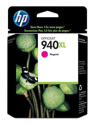 Картридж струйный HP №940XL C4908AE пурпурный для HP OfficeJet Pro 8000/8500 (1400стр.)
