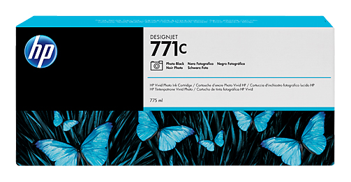 Картридж струйный HP №771C B6Y13A фото черный для HP DeskJet Z6200 (775мл)