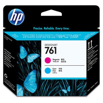 Картридж струйный HP 761 CH646A пурпурный/голубой печатающая головка для HP DeskJet T7100