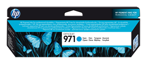 Картридж струйный HP 971 CN622AE голубой для HP OfficeJet Pro X476dw/X576dw/X451dw/X551dw (2500стр.)