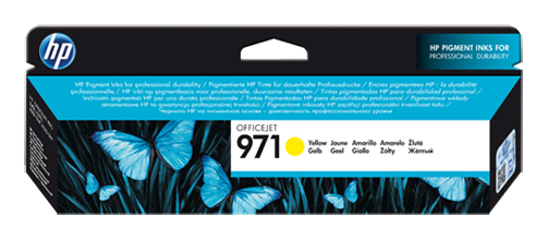 Картридж струйный HP 971 CN624AE желтый для HP OfficeJet Pro X476dw/X576dw/X451dw/X551dw (2500стр.)