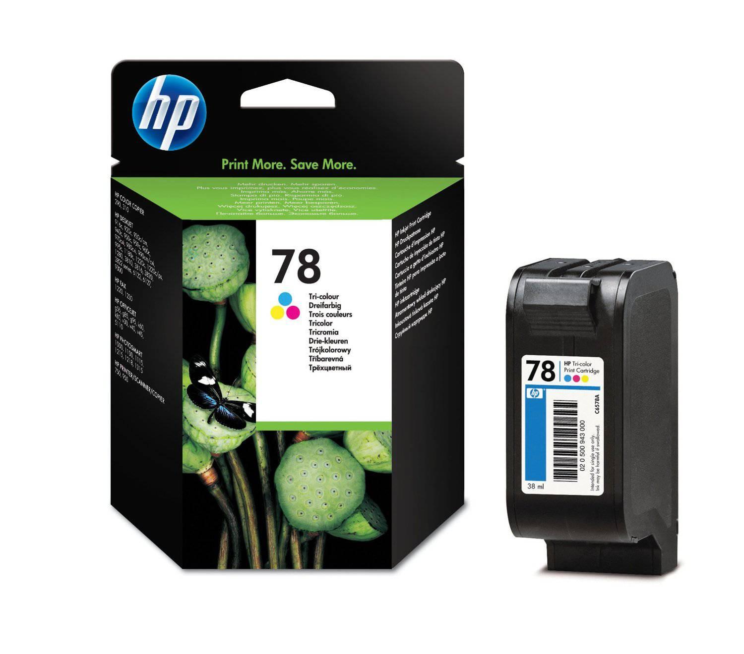 Картридж струйный HP №78XL C6578A многоцветный для HP DeskJet 9xxC/3820/6122/6127/PS1xxx (1200стр.)