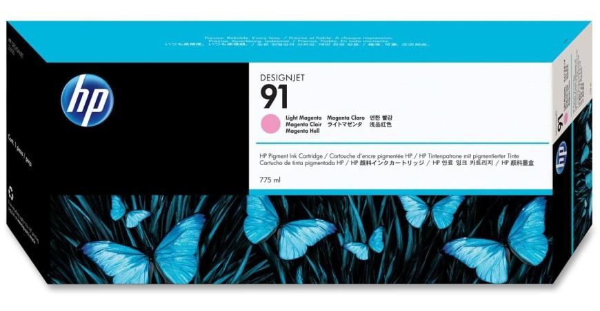 Картридж струйный HP №91 C9471A светло-пурпурный для HP DeskJet Z6100 (775мл)
