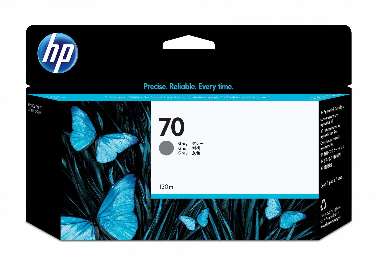 Картридж струйный HP №70 C9450A серый для HP DeskJet Z2100/Z3100 (130мл)