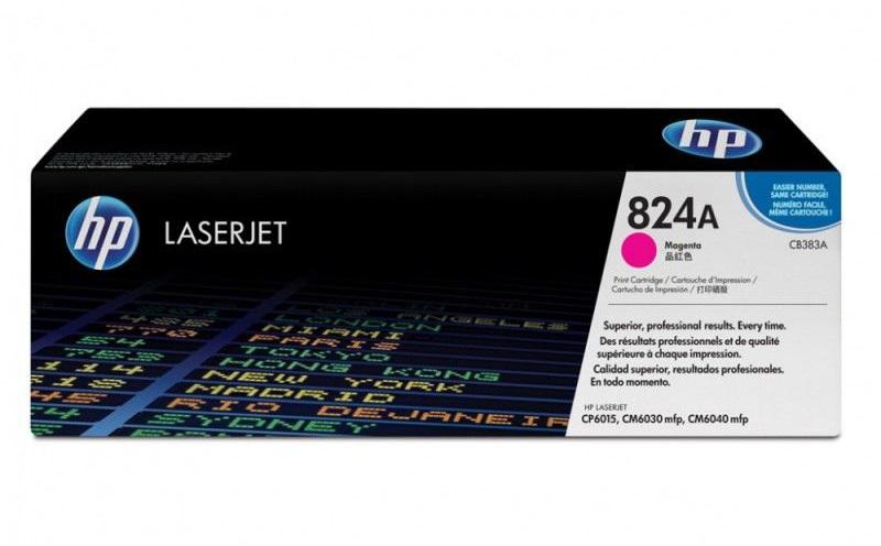 Тонер Картридж HP 824A CB383A пурпурный для HP Color LaserJet CM6030/CM6040 (21000стр.)
