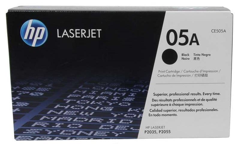 Тонер Картридж HP CE505A черный