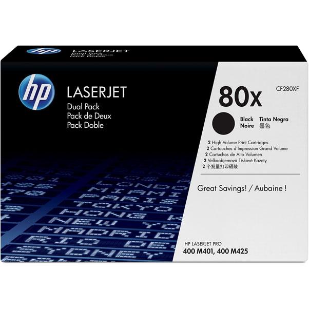 Тонер Картридж HP CF280XF черный x2уп. для HP LaserJet Pro 400/M401/M425