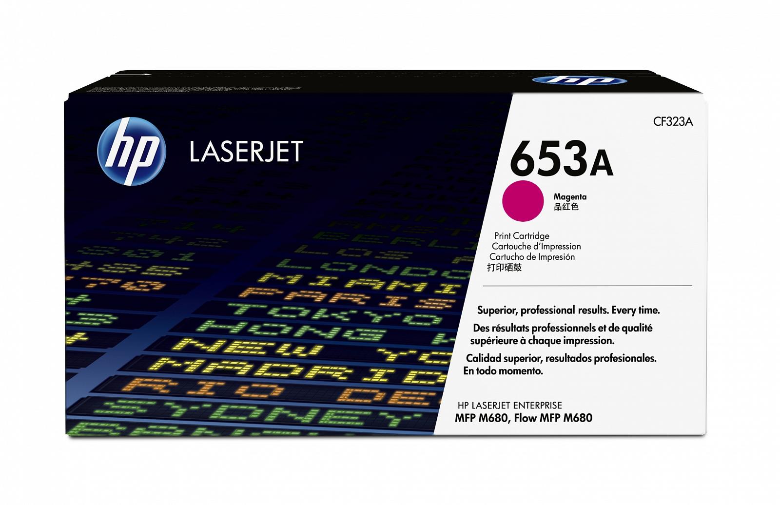 Тонер Картридж HP 653A CF323A пурпурный для HP Color LaserJet M651n/M651dn/M651xh/M680dn/M680f (16000стр.)